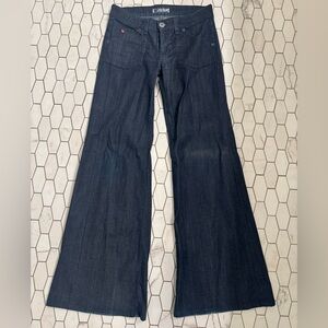 Hudson Jeans Dark Indigo Flare Leg Denim